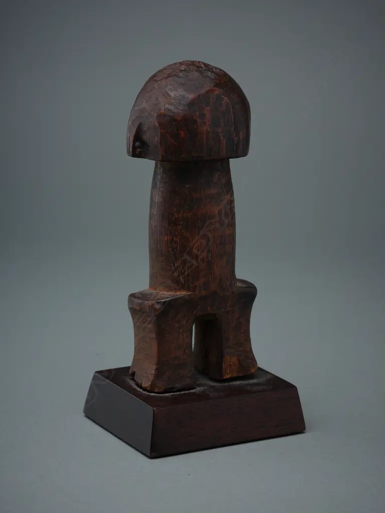 African wooden phallus figure, Image 1++